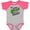Heather and Hot Pink, variant on Inktastic Going Golfing with My Daddy- Kids Golf Boys or Girls Baby Bodysuit
