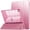 Pink, variant on Cute Glitter Clear Case with Pencil Holder | iPad 5/6 & Air 2 9.7"