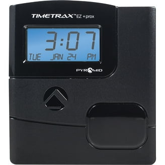 W-PENTIMER WPT-80 デジタル時計付き　シャーボ　黒 Lathem, LTH800P, 800P Thermal Print Time Clock, 1 Each, Charcoal