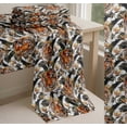 thumbnail image 6 of Soimoi Cotton Poplin Fabric Tropical Leaves & Tiger Face Jungle Printed Fabric 1 Yard 42 Inch Wide, 6 of 7