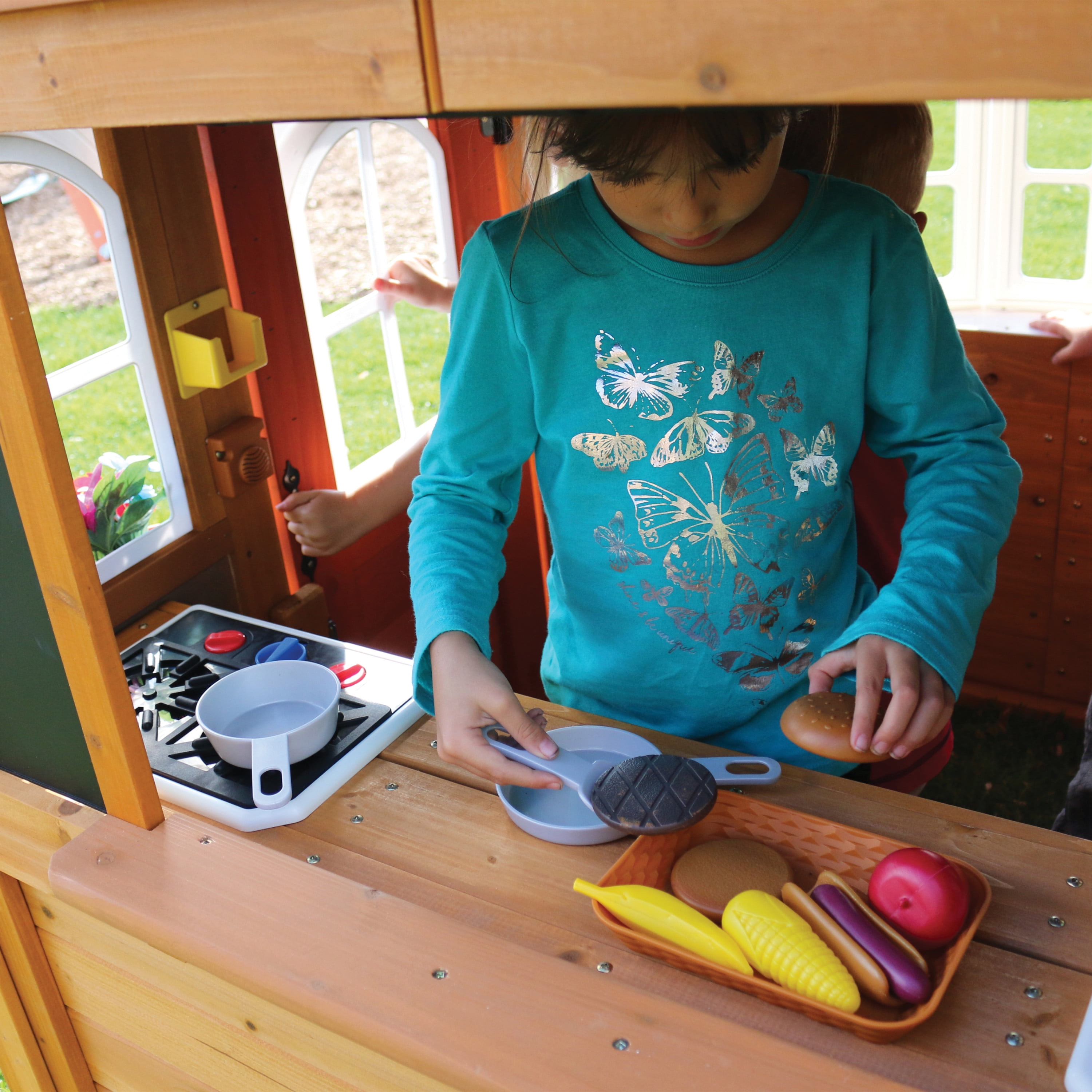 Kidkraft stoneycreek outdoor playhouse deals
