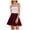 Wine, variant on Sentmoon Women's Skirts High Waisted Solid Color Going Out Golf Skirts for Women Midi Skirts for Women Beach Stuff Delightful for Casual and Summer Wear Green M