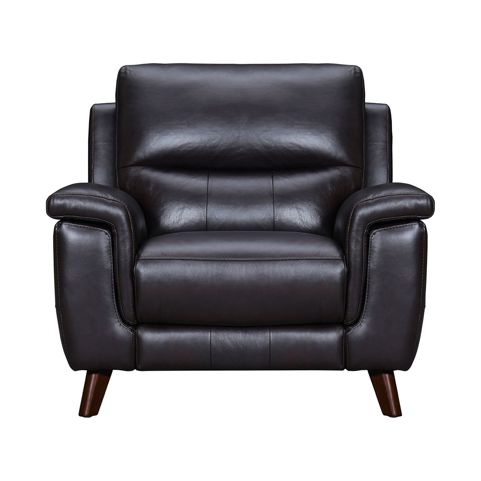 Lizette Brown Leather Power Recliner with USB