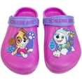 thumbnail image 5 of Paw Patrol Girls Clog Skye and Everest,Molded Clog with Backstrap,Pink,Toddler Size 7, 5 of 6