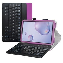 Labanema 8.4" Samsung Galaxy Tab A 8.4 2020 SM-T307 Bluetooth Keyboard Case, PU Leather Folio Stand Protective Case, Cover for 8.4" Samsung Galaxy Tab A 8.4 2020 SM-T307 (Purple)