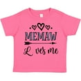 thumbnail image 3 of Inktastic Memaw Grandma Loves Me Girls Toddler T-Shirt, 3 of 5