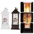 thumbnail image 3 of Linterna de tormenta de Navidad, farol LED de Navidad, farol decorativo, candelabro, decoración, 2 uds., 3 of 7