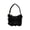 Black, variant on Flower Handheld Crossbody Bag, Three Dimensional Floral Qipao Styling Soft Texture, Evening Purse for Banquet Party Wedding Daily Casual Matching Carrying