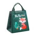 thumbnail image 2 of PYURTEP Lunch Bag, Cartoon Animal Insulated Lunch Box with Handle, Waterproof Stain Resistant Food Storage Bag for School Office Picnic Camping, 2 of 6
