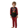 thumbnail image 2 of Penkiiy Christmas Pajamas for Family Matching Pjs Set, Red Plaid Reindeer Holiday Xmas Pajamas for Women Men Kids Red 4-5 Years, 2 of 5