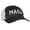 Black/Gold, variant on Flexfit Omnimesh Ballcap with Embroidered MAGA - Black/White (S/M)