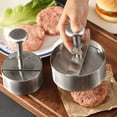 thumbnail image 2 of 304 Stainless Steel Hamburger Meat Press Burger Patty Maker Mold Manual Cake Grill Meat Tool Beef Pork Rice Press Making Molds, 2 of 9