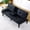 Black, variant on CARZZI LIFE Futon Sofa Bed PU Leather Modern Convertible Futon Couch with Removable Armrests, Cup Holders, Loveseat Sleeper Sofa Bed for Living Room, Apartment, Small Spaces (Black)