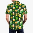 thumbnail image 6 of Wukai St Patrick's Day10 Men’s Polo Shirts,Quick-Dry Athletic Shirt,Classic Fit Shirts-Medium, 6 of 8