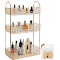 thumbnail image 1 of Organizador de Encimera de Ba&ntilde;o de 3 Niveles, Bandeja de Cambiador para Cosm&eacute;ticos Estante de Maquillaje para Tocador, caja de maquillaje ideal para dormitorios, ba&ntilde;os, 1 of 7