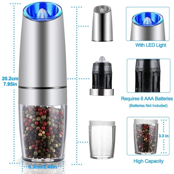 Electric Salt Shaker Automatic Pepper Grinder Pepper or Salt
