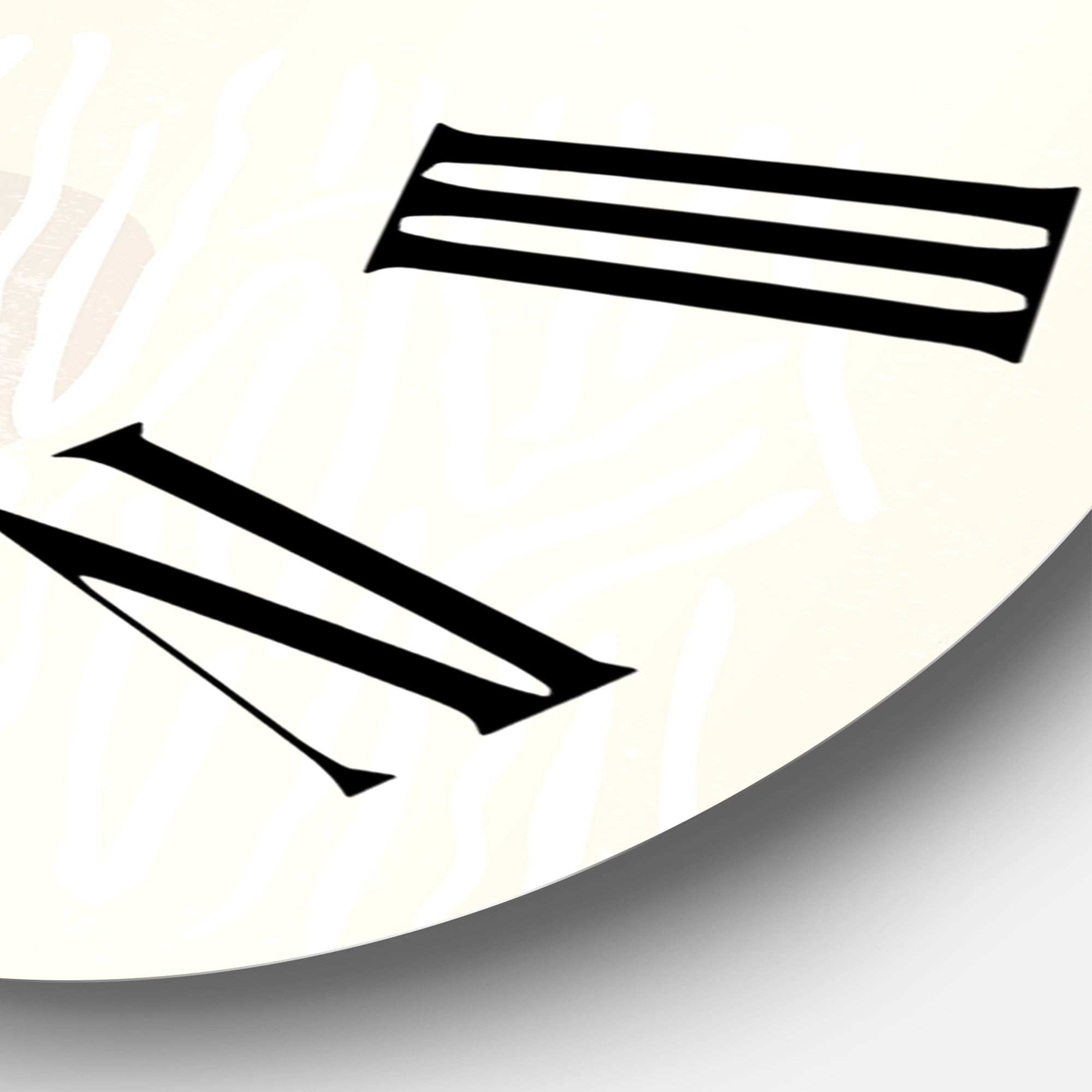 Designart 1 in Modern,Contemporary Wall Clock