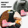 thumbnail image 4 of Easygdp Fall Leaves Car Kick Mat Seat Cover 2 Pcs Anti-Kick Pockets Storage Mat Back Seat Cover Car Seat Protector, 4 of 8