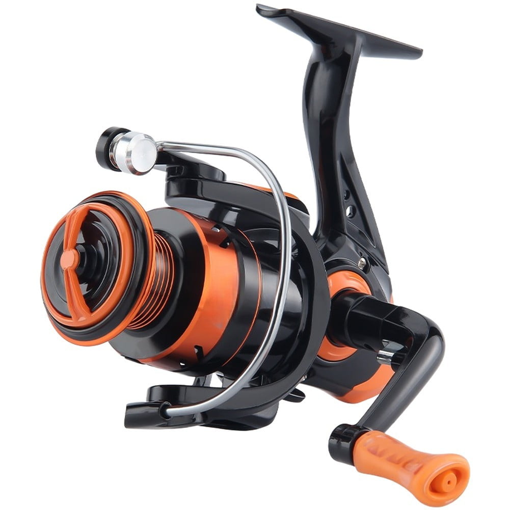 One Click Folding Handle Fishing Reel with Metal Spool and Balanced Rotation System for Saltwater Long Distance Casting (OW4000)