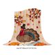thumbnail image 3 of Manta con estampado de calabazas y hojas de arce con temática otoñal, ideal para todas las estaciones. Suave, cómoda y portátil. ¡Perfecta para Acción de Gracias!, 3 of 6