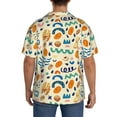 thumbnail image 3 of KLL Peanuts 8 Print Men's Shirt Short Sleeve Button Down Summer Cuba Beach Shirts- Large, 3 of 5