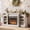 White, variant on IdealHouse 71 Inch Electric Fireplace with Matal, Fireplace TV Stand for TV Up to 80", Entertainment Center with Storage
