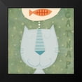 thumbnail image 2 of Shah, Sapna 15x15 Black Modern Framed Museum Art Print Titled - Dreaming of Fish, 2 of 5