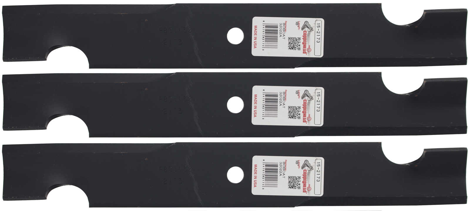 3 Rotary® Blades for Ferris® 5021227 1521227 1521227S 5101756 36in