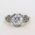 thumbnail image 6 of 2.2Ct Asscher Cut Simulated Diamond Engagement Ring 14K White Gold Plated, 6 of 6