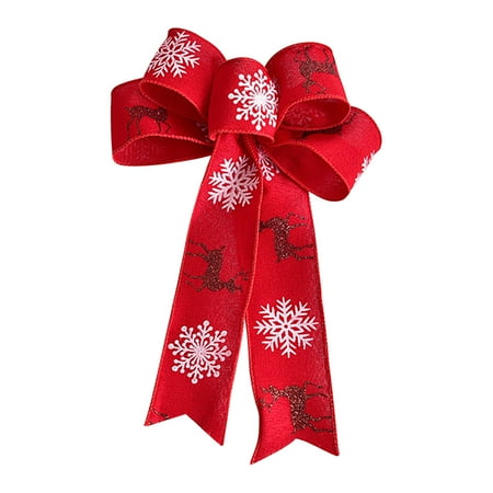 

Christmas tree bow hanging pendant Christmas wreath ornament