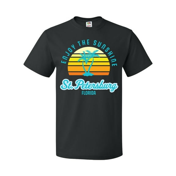 Inktastic Summer Enjoy the Sunshine St. Petersburg Florida in Blue T-Shirt
