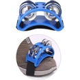 thumbnail image 2 of Pandereta para percusión de guitarra con campanas de Metal para instrumento de accesorios de batería (azul), 2 of 5