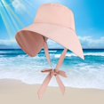 thumbnail image 6 of hengtong Sun Protection Hat Adjustable Stylish Fisherman Hat for Summer Hiking Travel Pink, 6 of 9