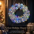 thumbnail image 5 of Wreath Christmas Pearl Diamond Painting Pendant Kits with LED String Lights,DIY Acrylic Christmas Diamond Art Hanging Kit for Adults,Christmas Ornaments for Home Party Wall Decor and Gift, 5 of 7