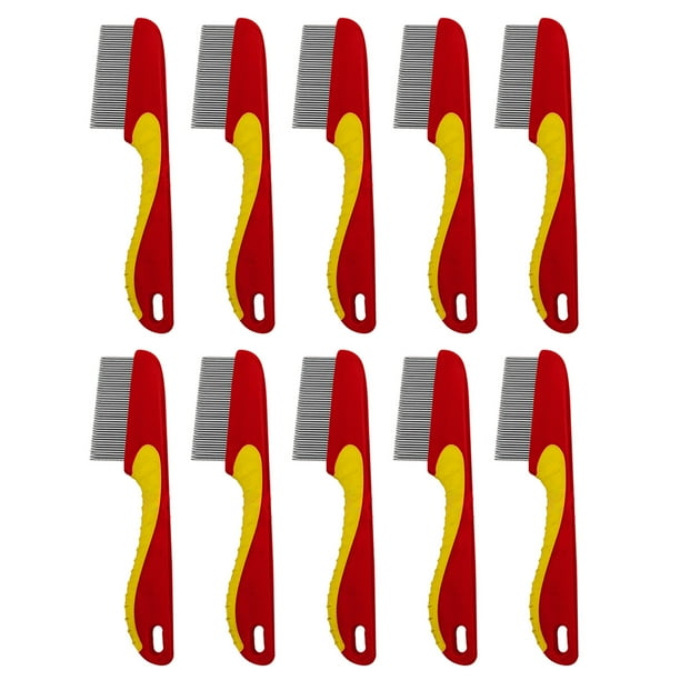 Peine Antipulgas Para Perros Y Gatos. Dientes Suaves De Acero Inoxidable. Herramienta Para Eliminar Pulgas Y Cuidar El Pelaje De Forma Regular.
