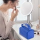 thumbnail image 5 of Large Capacity Waterproof Makeup Bag | PU Leather Toiletry Organizer | Portable Travel Storage Case | Candy Colors Blue Green Beige | 20x13x13cm | Multipurpose Cosmetic Pouch, 5 of 6