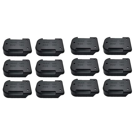 

12 Pack Battery Mounts Holder for 18V Battery Also for 18V Battery Mounts/Belt Wall Battery Holder