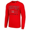thumbnail image 2 of Men's Starter Red Ottawa Senators Retro Graphic Long Sleeve Crew T-Shirt, 2 of 3