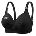 thumbnail image 2 of Ayfxijin Bras for Women No Underwire,Woman's Everyday Bra Printing Gathered Together Large Size Daily Bra Underwear, 2 of 8
