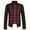 Black, variant on QENGING Men's Suit Jacket Casual Solid Hallow Long Sleeve Stand Collar Steampunk Gothic Blazer Jacket for Home Party Outdoor