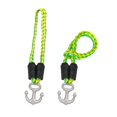 thumbnail image 3 of guohui 2 Pieces Bungee Dock Line Boat Tow Rope Heavy Duty Mooring Dock Line Quick Connector Comfortable Grip Double Braid Rope Suitable for Water Skiing Pont, 3 of 8