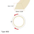 thumbnail image 2 of Unique Bargains 2pcs M32 Industrial Sewing Machine Belt 835mm Outer Girth Rubber Triangle V-Belt, 2 of 7