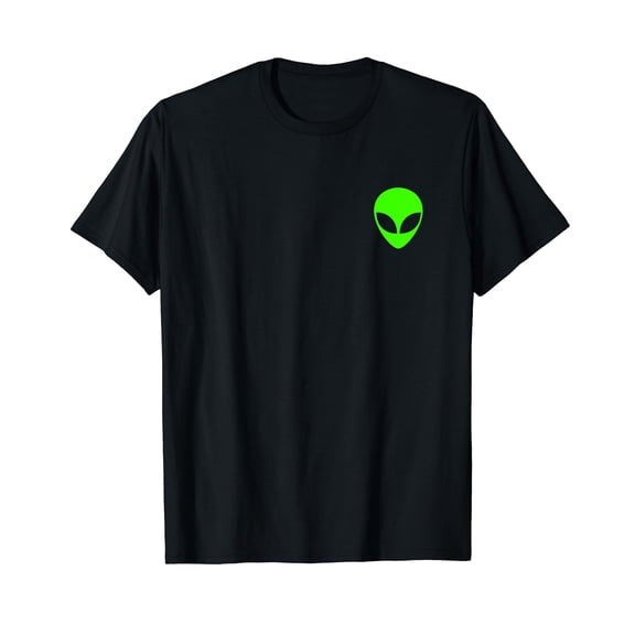 Funny Alien Head Pocket Halloween Costume Mens Womens Gift T-Shirt