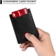 thumbnail image 5 of Men's Ultra in Leather Wallet - RFID Blocking Bi fold Front Pocket Wallet - Carbon Fiber Black+Carbon Fiber Black Inner, 5 of 5