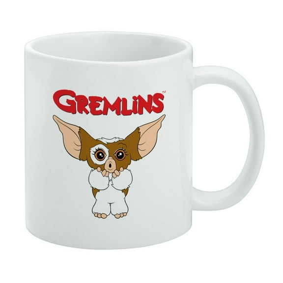 Gremlins Gizmo Logo White Mug