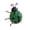 Green, variant on Metal Ladybug Wall Decor 3D Iron Ladybird Sculpture Waterproof Hanging Insect Ornament For Garden Tree Fence Backyard(Green-11X11Cm)