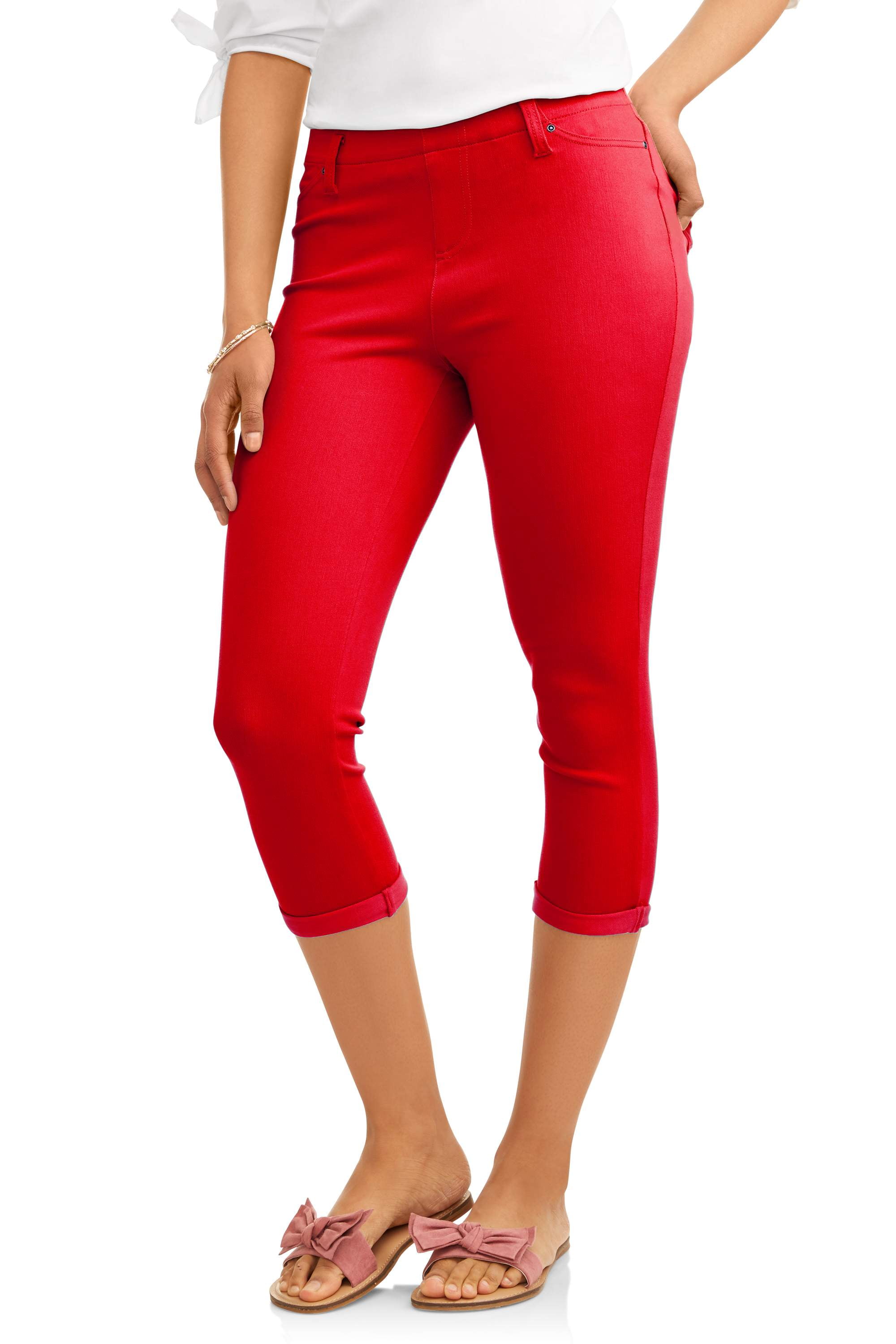 Time and Tru Women's Soft Knit Jegging Capris