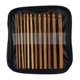 thumbnail image 2 of Juego de ganchos de ganchillo con mango de bambú de 20 piezas, ganchos de tejer con estuche para manualidades de hilo de tejido de punto DIY Methold HA2383-00B, 2 of 6