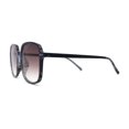 thumbnail image 3 of Womens Classy Thin Plastic Large Rectangle Simple Fashion Sunglasses Purple Blue - Burgundy, 3 of 4