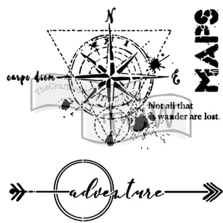 UPC: 0842254027446 | The Crafter s Workshop Stencil  6  x 6   Wanderlust